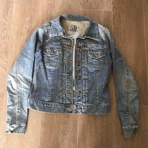 Vintage style denim jacket